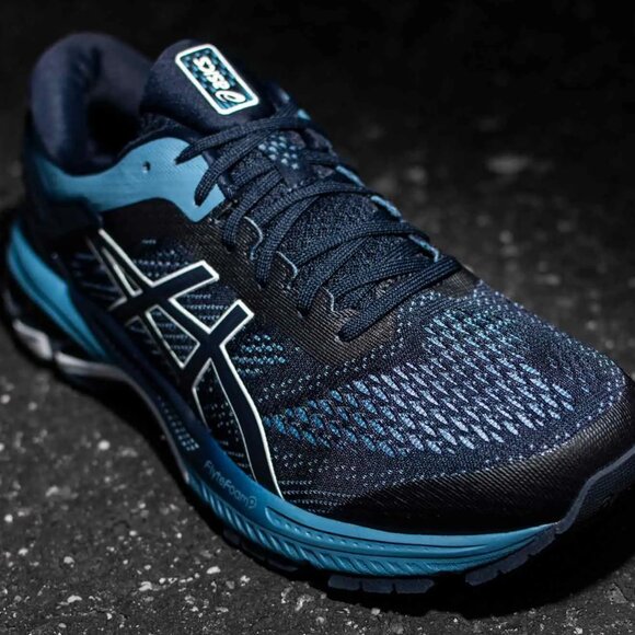 ASICS Men's Midnight/Grey Floss Gel-Kayano 26 Running Sneaker Shoes 10.5 US 44.5 - Picture 1 of 11